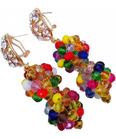 African Jewelry Sets for Women Nigerian Beads Jewelry Set Bridal and Earrings Multi Colors $16.80 Jewelry Sets