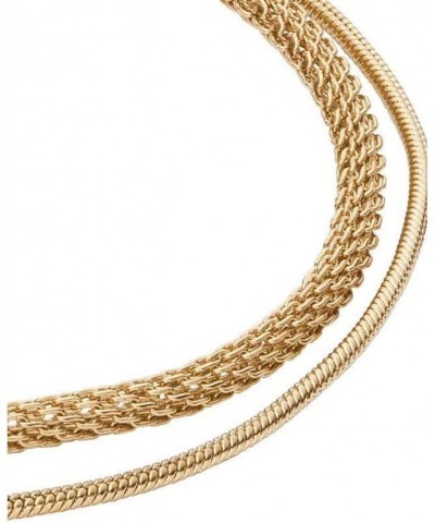 Women's Minimalist Silver, Rose Gold or Gold Stainless Steel Chain Bracelet Gold Mesh $32.20 Bracelets