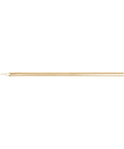 Women's Minimalist Silver, Rose Gold or Gold Stainless Steel Chain Bracelet Gold Mesh $32.20 Bracelets