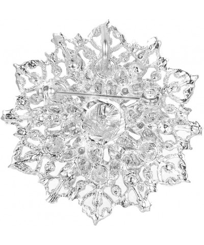 Austrian Crystal Elegant Winter Snowflake Corsage Brooch Pin Clear $9.66 Brooches & Pins