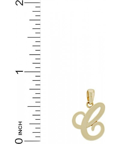 Charm America - Gold Initial Letter A-Z Charm - 14 Karat Solid Gold C $47.56 Pendants