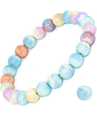 Natural Gemstone Bracelet 7.5 In Stretch Gems Stones 8mm (0.31") Round | Beads Healing Crystals Quartz | Chakra Bracelet | Y2...