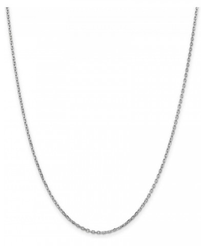 10k White Gold Diamond-Cut Cable Chain Necklace 24.0 Inches 1.8 mm $52.54 Necklaces