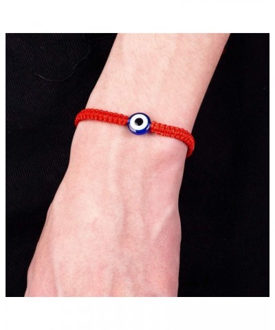 6pcs Red String Evil Eye Charm Bracelets for Women Men Teen Girls Boys Handmade Macrame Braided Kabbalah Bracelet for Protect...