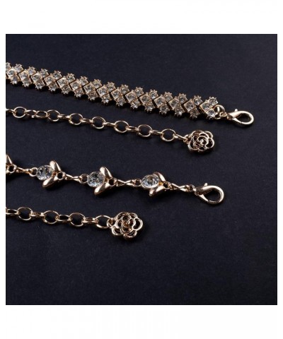 2 Pcs Belly Waist Chain for Women Chain Belts for Dress Rhinestone Waist Chain Body Chain Jewelry M: 120CM(47IN) Gold $10.07 ...