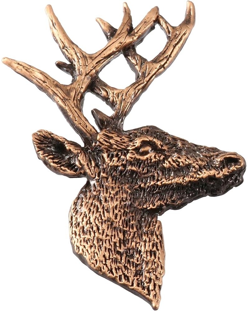 Handcrafted Deer and Elk Pins for Hunting Enthusiasts - Antler Shed, Bugling, Mule, Whitetail, Blacktail - Pewter, Copper, Go...