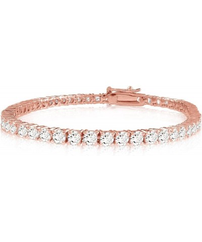 14K White Gold Diamond Tennis Bracelet 4 Prong Value Plus Collection Rose Gold 6.0 carats $649.10 Bracelets