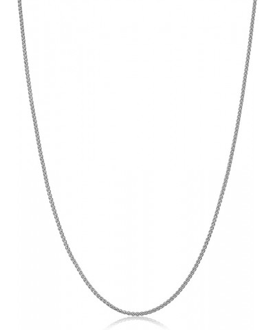 14k Yellow or White Gold Filled Round Wheat Chain Pendant Necklace (0.8 mm, 1.2 mm, 1.5 mm or 2.5 mm) 22 inch 1.2 mm - wide W...