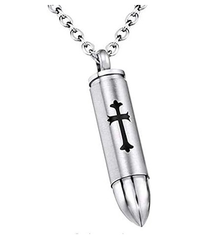 Celtic Cross Bullet Urn Necklaces for Ashes Cremation Jewelry Keepsake Memorial Pendant Sister-Stainless Steel $10.43 Necklaces