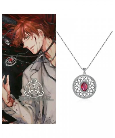 New 2024 Anime Scp 963 Bright Necklace James Bahir Cosplay Unisex Pendant Choker Jewelry Accessories Props Fashion Accessorie...