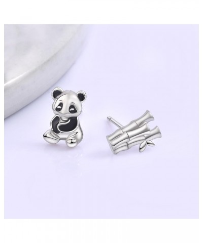 Stud Earrings 925 Sterling Silver Earrings Hypoallergenic Stud Earrings for Women Cute Animals Stud Earrings Jewelry 4 Animal...