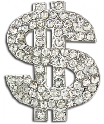 Rhinestone Dollar Sign Symbol Bling Brooch Lapel Pin 25 Pack $9.06 Brooches & Pins