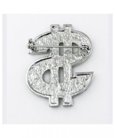 Rhinestone Dollar Sign Symbol Bling Brooch Lapel Pin 25 Pack $9.06 Brooches & Pins