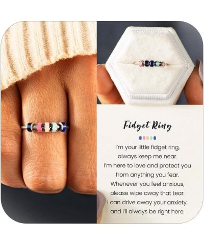 Mothers Day Gifts To My Daughter Ring Gifts Highs and Lows Ring Zircon Double Wave Rings Mother Daughter Rings Birthday Gifts...