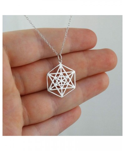 Sterling Silver Sun Necklaces and Star Necklaces for Women GEOMETRY STAR $14.26 Necklaces