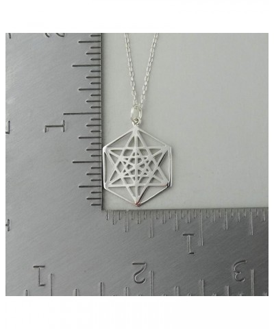 Sterling Silver Sun Necklaces and Star Necklaces for Women GEOMETRY STAR $14.26 Necklaces