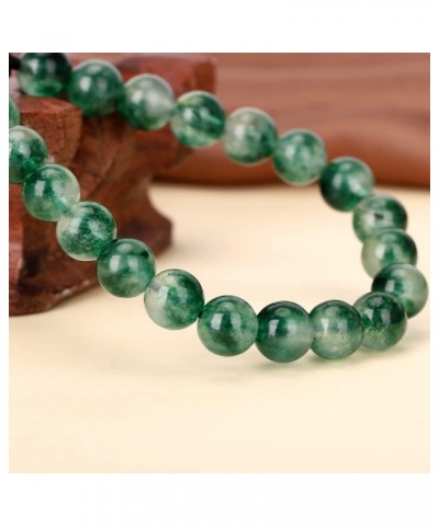 Natural Healing Crystal Beads Bracelet Gemstone Couple Adjustable Gift Bracelet Grass Agate $8.39 Bracelets