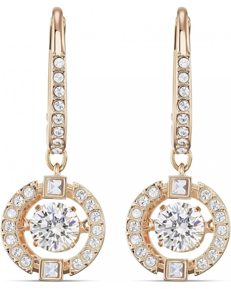 Sparking Dance Crystal Jewelry Collection, Gold Tone & Rose Gold Tone Finish Pierced Earrings - Clear Crystals $39.65 Necklaces