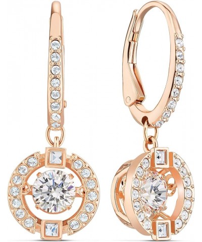 Sparking Dance Crystal Jewelry Collection, Gold Tone & Rose Gold Tone Finish Pierced Earrings - Clear Crystals $39.65 Necklaces