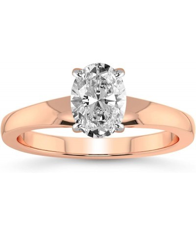 1 Carat - 5 carat | IGI Certified Lab Grown Diamond Engagement Ring | 14K Or 18K in White, Yellow Or Rose Gold | Arielle Soli...