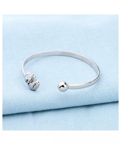 Sloth Charm Bracelet Sloth Gifts Lazy Bracelet Relax There's Always Tomorrow Gifts for Women Silver $10.26 Bracelets