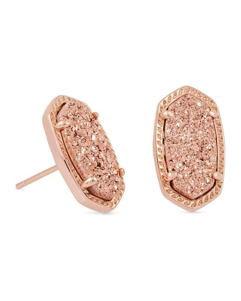 Ellie Stud Earrings for Women, Fashion Jewelry ROSE GOLD - ROSE GOLD DRUSY $33.54 Earrings