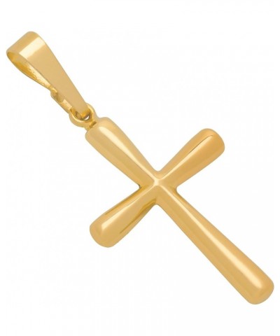 14k Gold Cross Pendant, Hypoallergenic Gold Religious Charms for Men and Women, Handcrafted in the USA Flared Cross $33.00 Pe...