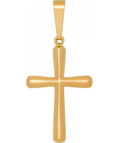 14k Gold Cross Pendant, Hypoallergenic Gold Religious Charms for Men and Women, Handcrafted in the USA Flared Cross $33.00 Pe...