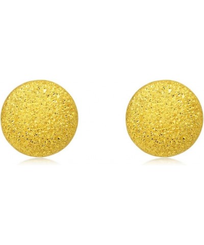 999.9 24K Solid Gold Price-by-Weight Gold Beads, Beaded, Dot Stud Earrings for Women 69672E $80.85 Earrings