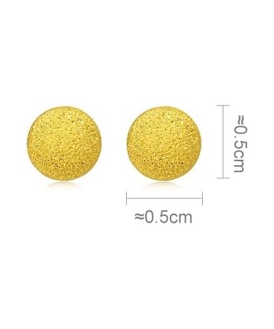 999.9 24K Solid Gold Price-by-Weight Gold Beads, Beaded, Dot Stud Earrings for Women 69672E $80.85 Earrings