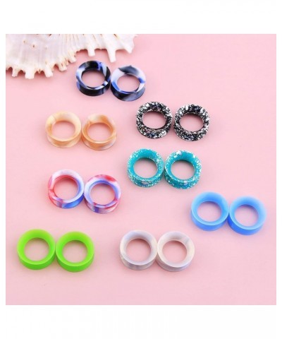 Silicone Gauges Flexible Tunnels 6g-1'' Ear Gauges Flesh Tunnels 16Pcs Ear Plugs Body Piercing Jewelry 6g(4mm) $8.95 Body Jew...