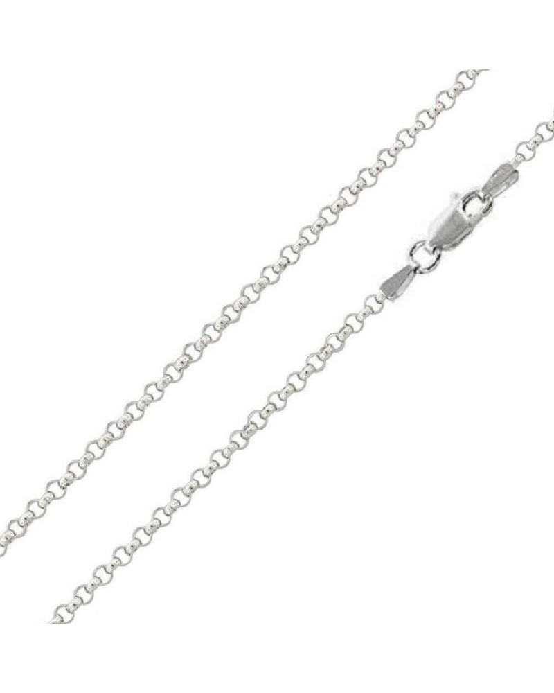 2mm to 4mm Sterling Silver ROLO Chain Necklace, Made in Italy 2.5mm-24 $13.95 Necklaces