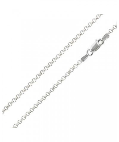 2mm to 4mm Sterling Silver ROLO Chain Necklace, Made in Italy 2.5mm-24 $13.95 Necklaces