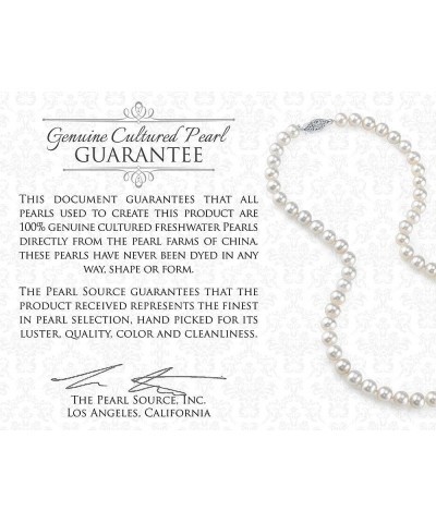 PEARL MOMENTS 7-8mm AAAA Quality Round White Freshwater Cultured Pearl Chain Build-A-Pearl Necklace for Women 5 Pearls $80.96...