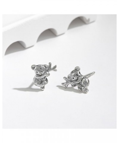 Jewelry Sterling Silver Koala Bear Stud Earrings $10.66 Earrings