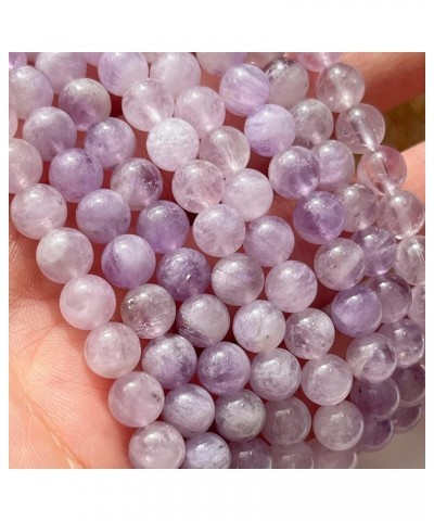 Natural Stone Real Lavender Amethyst Stretch Beaded Bracelet Round Beads 6 mm (0.24") Bracelet Semi Precious Purple Amethyst ...