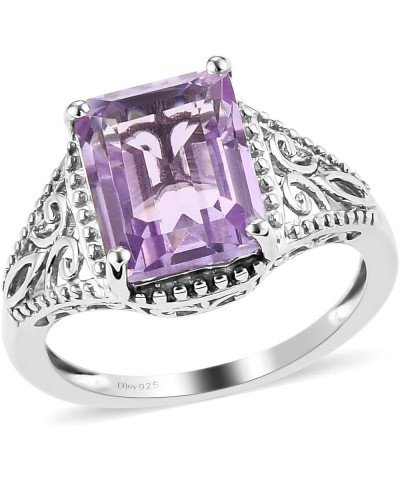 Shop LC Ring for Women Platinum Plated 925 Sterling Silver Birthday Gifts for Women Amethyst $12.39 Others