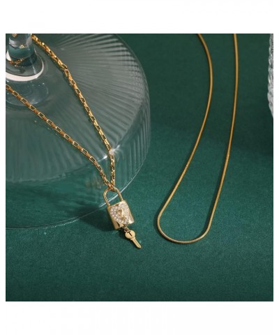 Necklaces for Women Gold Necklace for Women Initial Necklaces Custom 2pcs Layered Necklaces 18K Gold Jewelry Dainty Necklace ...