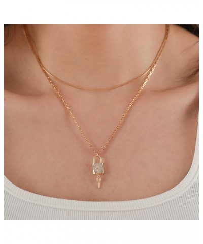 Necklaces for Women Gold Necklace for Women Initial Necklaces Custom 2pcs Layered Necklaces 18K Gold Jewelry Dainty Necklace ...