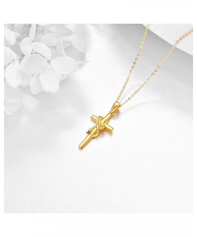 14k Real Gold Cross Jewelry Gifts for Mother Daughter Grandma Sister Cross Pendant Necklace for Women Girls Hummingbird $106....