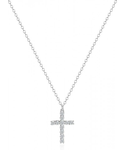 Cross Necklace for Women 14k Gold/Silver Plated Tiny Cross Pendant Necklace for Women Simple Layered Cross Necklaces for Wome...