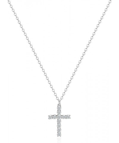 Cross Necklace for Women 14k Gold/Silver Plated Tiny Cross Pendant Necklace for Women Simple Layered Cross Necklaces for Wome...