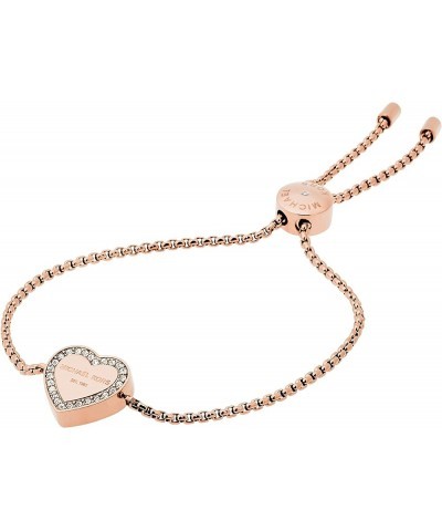 Rose Gold-Tone Bracelet for Women Bracelets Jewelry for Women Heart Chain $29.06 Bracelets