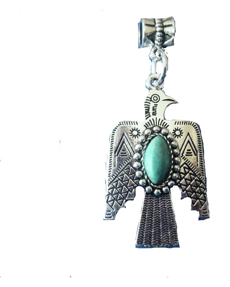 Charm, Southwestern Thunderbird Faux Turquoise Charm Dangle Fits European Bracelet+ GIFT BAG $9.45 Bracelets