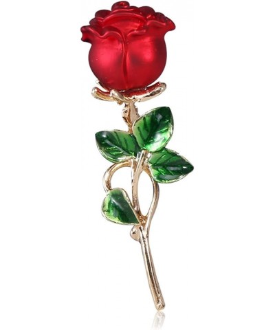 Womens Rose Flower Brooch Pin Enamel Rose Floral Brooch Lapel Pin style 2 $4.59 Brooches & Pins