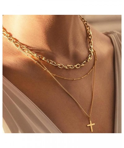 18K Gold Plated Women's Cross Necklace, Premium Cross Pendant, Women's Gold Necklace, Elegant Gift for Yourself, Girlfriend, ...