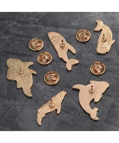 Lovely Fish Brooch Pins, Cartoon Whale Dolphin Pattern Pin Badges for Children Women Girl Clothes Bags Brooch Pin Set $6.24 B...