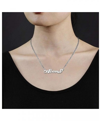 Casa De Novia Cursive Name Necklace Pendant Personalized Gift Custom Jewelry for Women Mom Men Girls Boys Alana $11.03 Necklaces