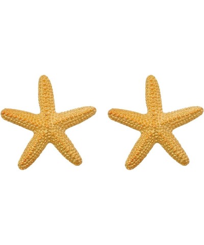 Starfish Stud Earrings for Women Girls Gold Stud Starfish Earring Boho Exaggerated Starfish Drop Earrings Vintage Sea Shell E...