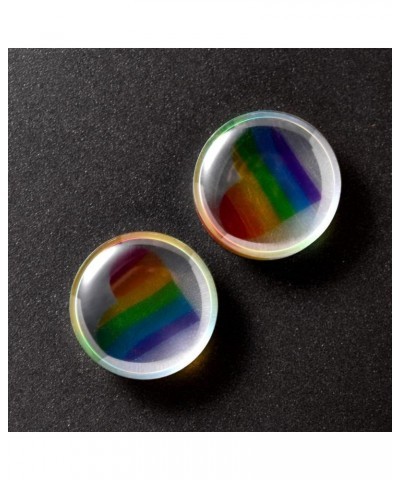 2 PCS Resin Acrylic Transparent Screw Tunnels Ear Expander Stretcher Piercing Ear Gauges 10mm PO-D3188 $9.12 Body Jewelry